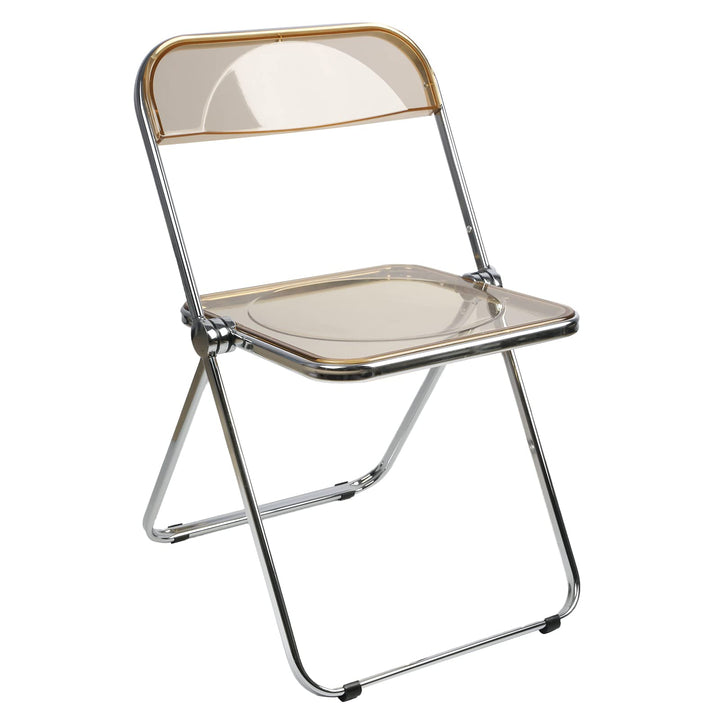 OHMG Klappstuhl für Haustiere, aus Metall, transparent, Tragfähigkeit von 150 kg, für Esszimmer, Woh