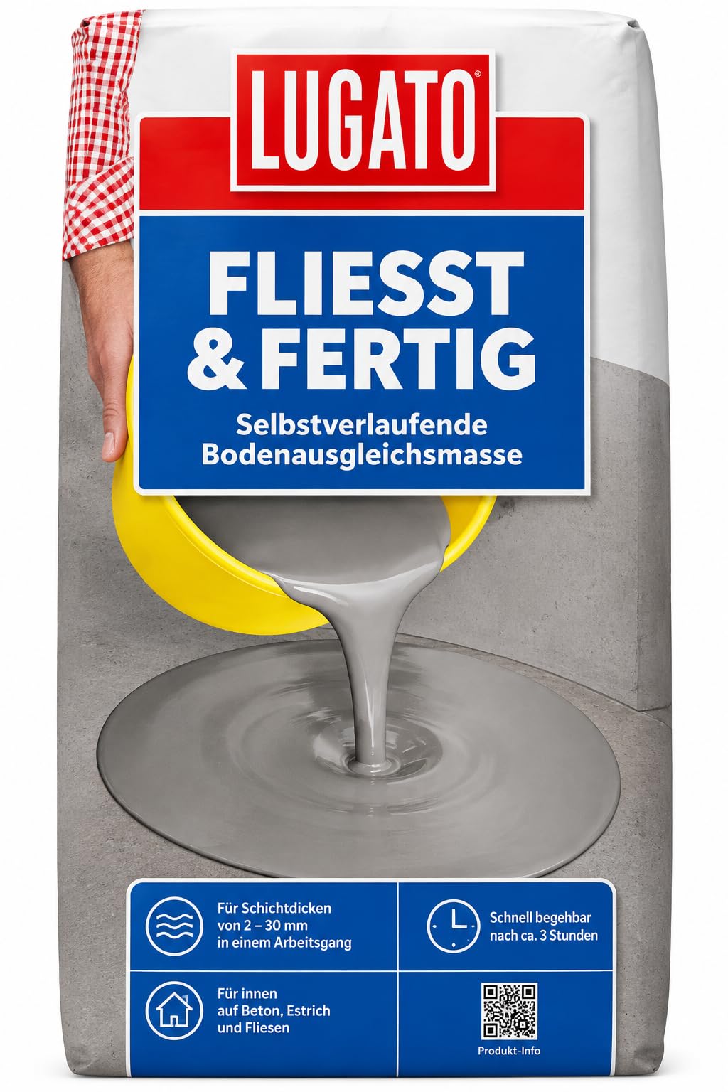 Lugato Fliesst &amp; Fertig 20 kg