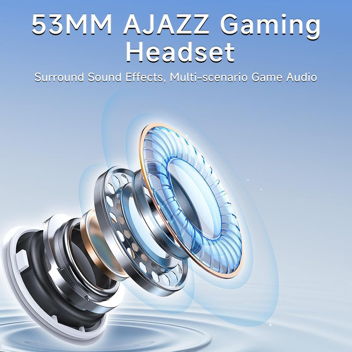 nacodex AJAZZ AHW10 Wired Gaming Headset with Detachable Microphone, DTS Headphone:X 7.1 Surround So