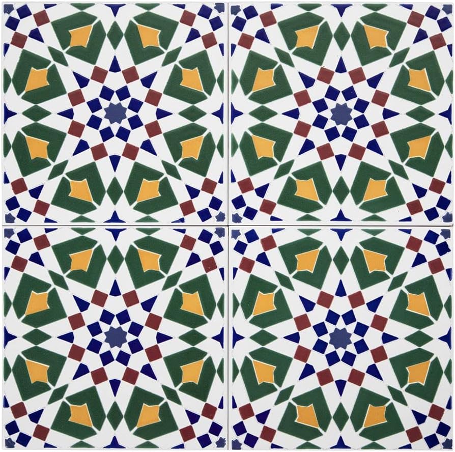 Cerames Orientalische Marokkanische Keramikfliesen Tanger - dekorative Mosaikfliesen für das Badezim
