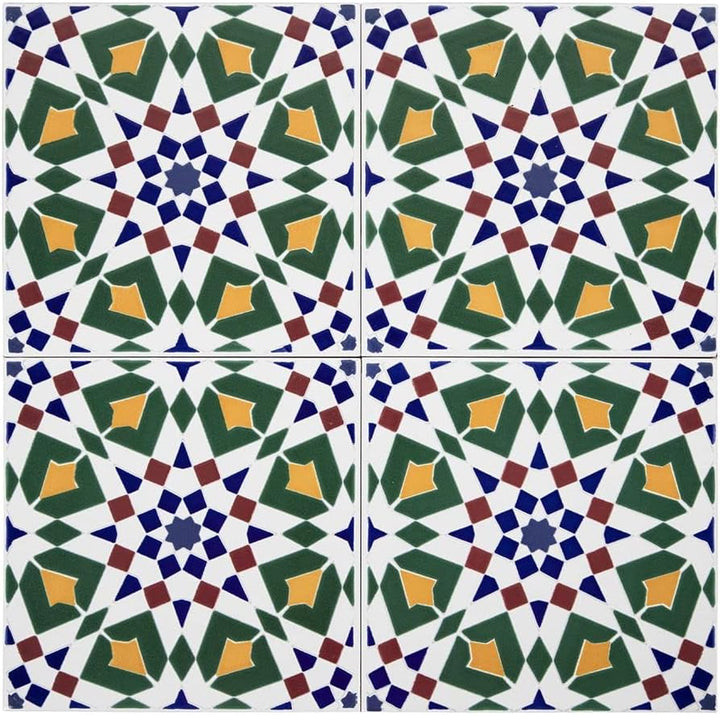 Cerames Orientalische Marokkanische Keramikfliesen Tanger - dekorative Mosaikfliesen für das Badezim