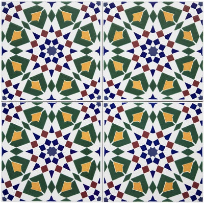 Cerames Orientalische Marokkanische Keramikfliesen Tanger - dekorative Mosaikfliesen für das Badezim