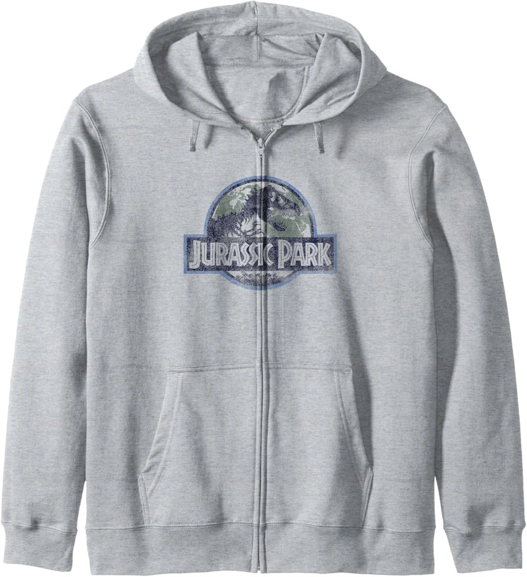 Jurassic Park Classic Retro Earthy Logo Kapuzenjacke