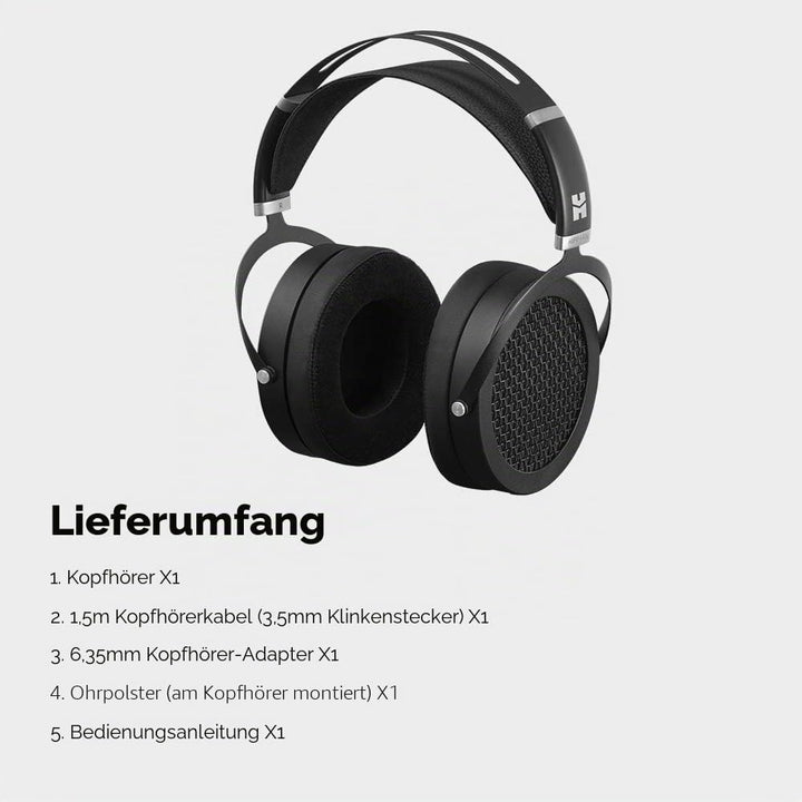 HiFiMAN Sundara Over-Ear-Kopfhörer, magnetisch, mit Hi-Fidelity-Design, einfach zu bedienen, geeigne