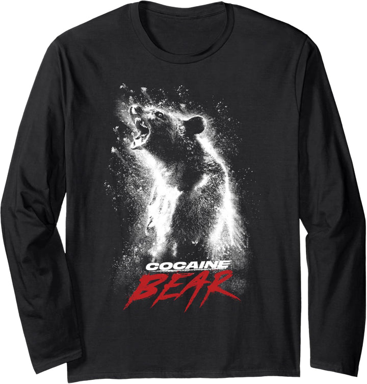 Cocaine Bear Poster Langarmshirt
