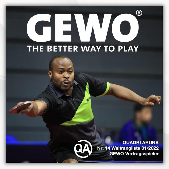 GEWO Tischtennisschläger Player - ITTF genehmigter Tischtennis Schläger - hohe Kontrolle und maximal