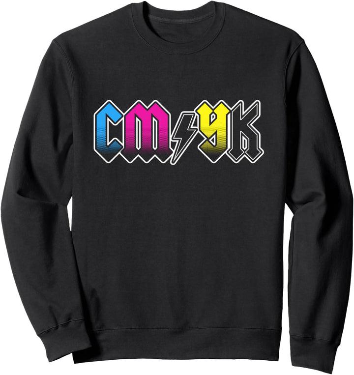 CMYK Rock Band - Graphic Designer Gift Sweatshirt