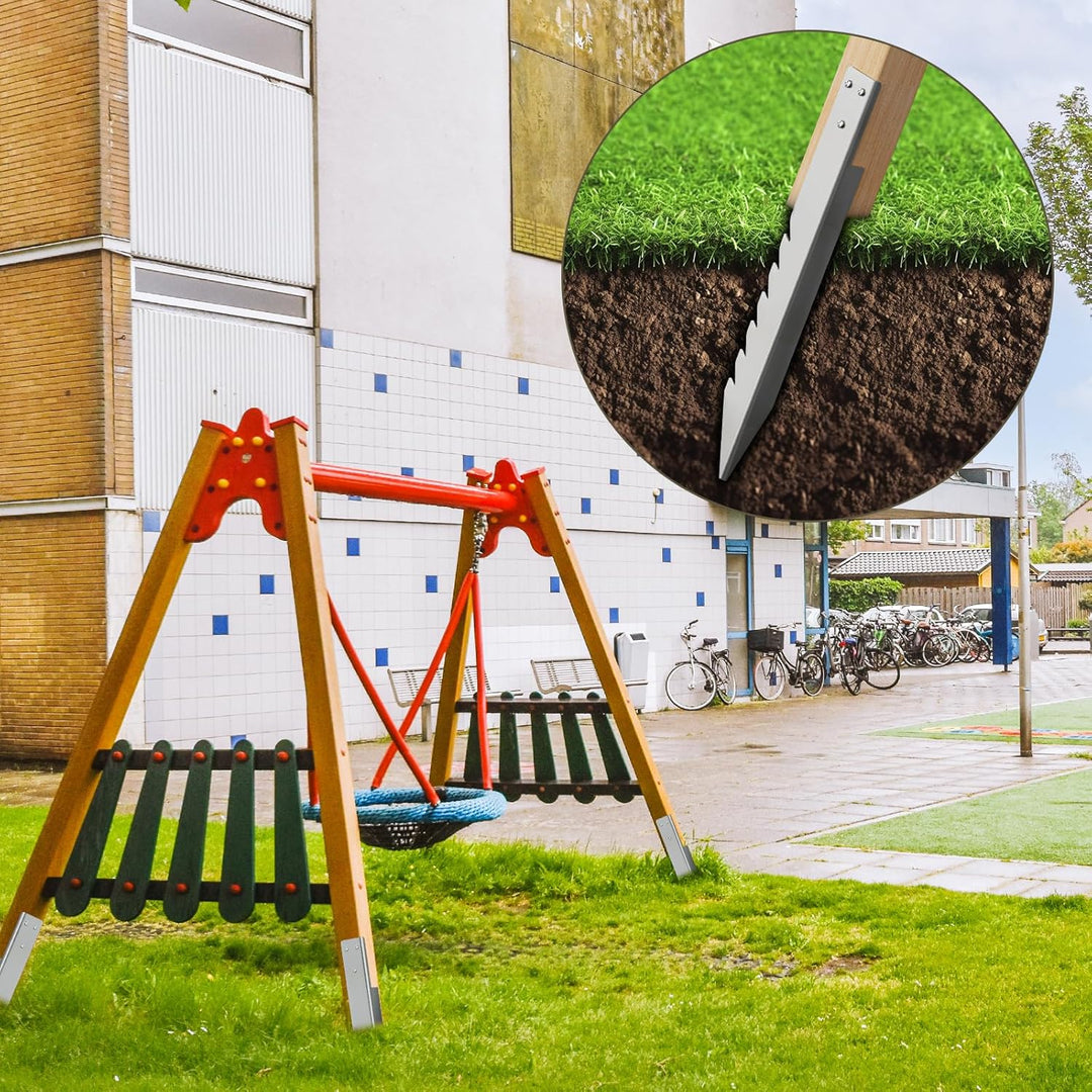Mordx 4 Stück Bodenanker für Schaukel，Anker Outdoor Schaukel Gartenanker，Schaukelbefestigungen，Versc