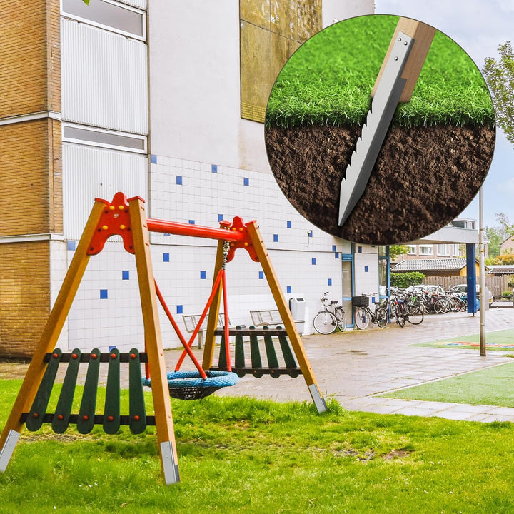 Mordx 4 Stück Bodenanker für Schaukel，Anker Outdoor Schaukel Gartenanker，Schaukelbefestigungen，Versc