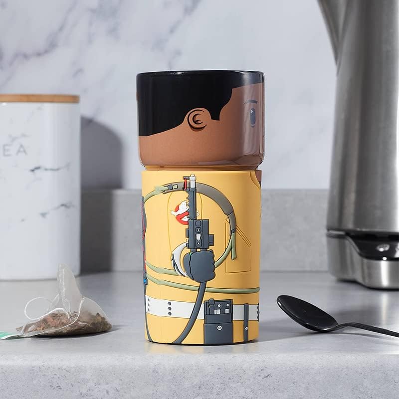 Numskull Offizieller Ghostbusters Winston Zeddemore CosCup – Keramikbecher mit Gummimanschette – 400