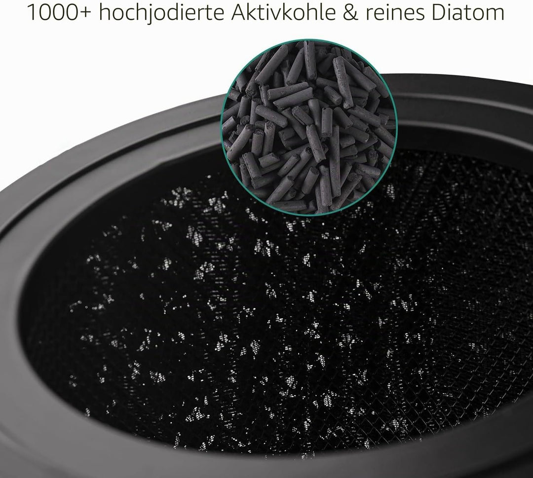 FY0611/30 Ersatzfilter für Philips Luftreiniger Serie 600 (AC0650, AC0651) mit HEPA H13, Aktivkohle