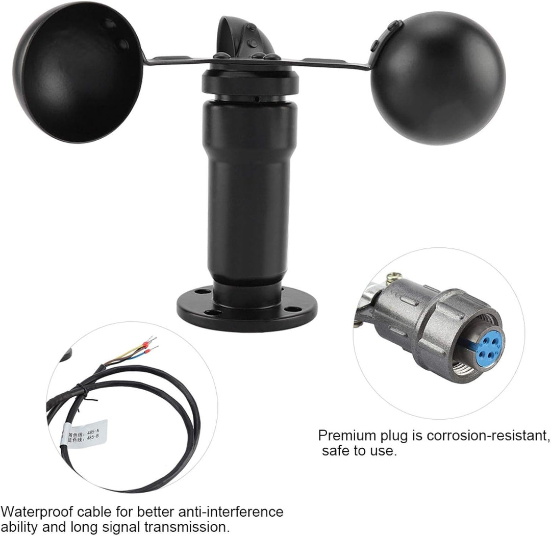 Oumefar Impulssignalausgang Windgeschwindigkeitssensor Windsensor Windanemometer