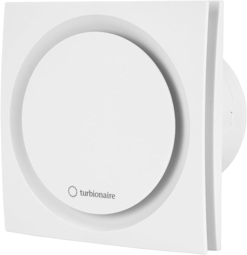 Turbionaire RING 100 SW Badlüfter Fan, Doppelte Ansaugung und Vorderseite, 100 mm, Weiss, Nichtrückk