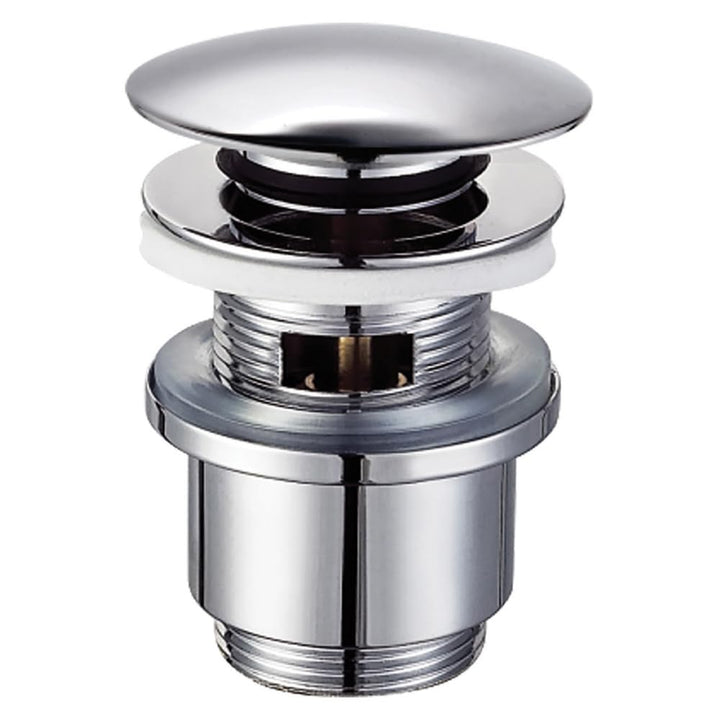 Schläfer 4051003 - Universal Ablaufgarnitur mit Überlauf (Chrom) - Pop Up Ventil für Waschbecken und