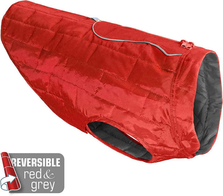 Kurgo Loft Hundejacke, Mit Hundegeschirr kombinierbar, Wasserdicht und reflektierend, Ideal für den