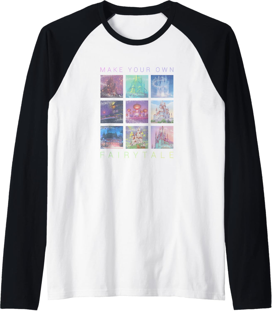 Disney Princess Castles Make Your Own Fairytale Raglan