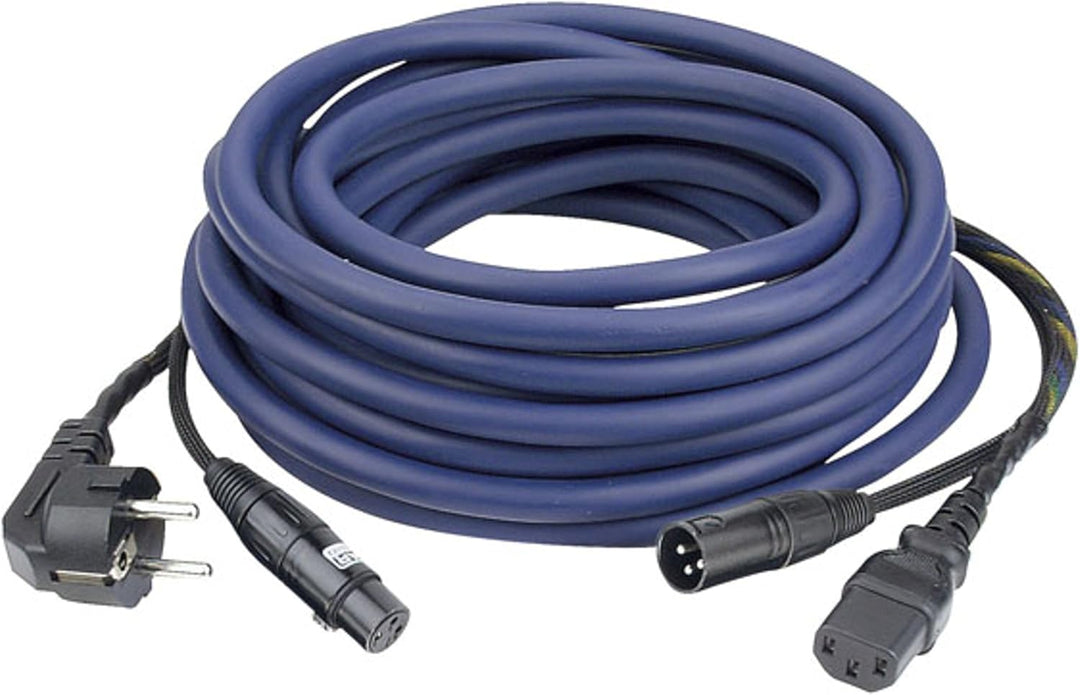 DAP AUDIO Powersignalcable 15m Schuko/Kalt- XLR