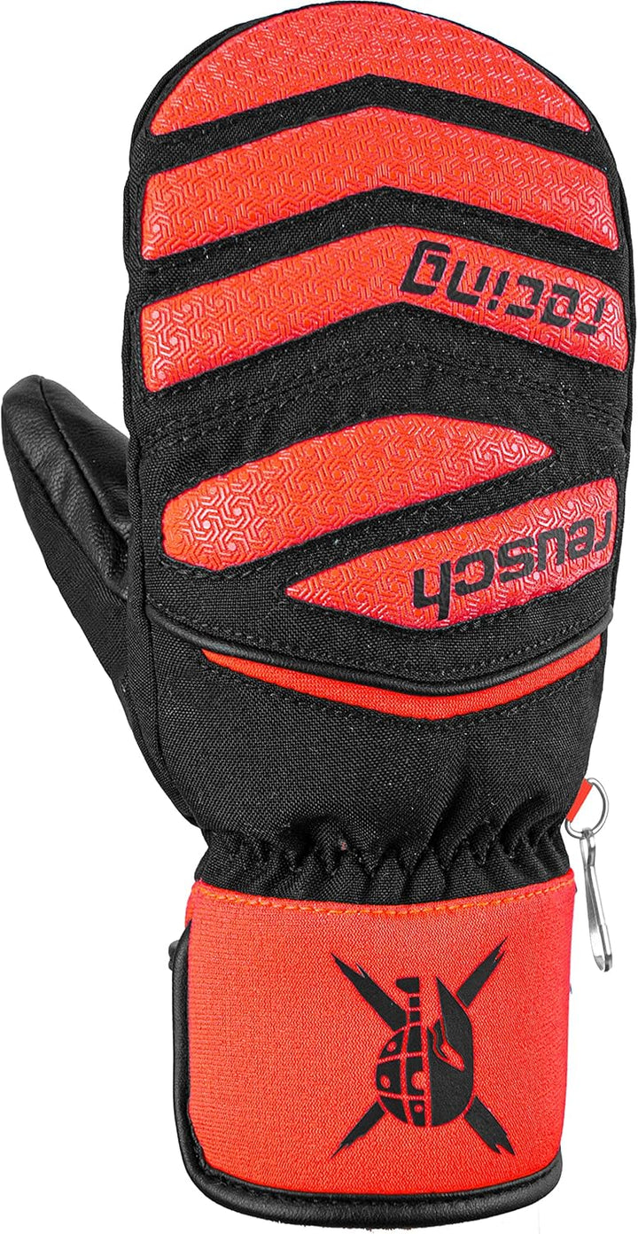 Reusch Kinder Worldcup Warrior Prime R-TEX® XT Handschuhe Skihandschuhe Fingerha 5 schwarz / rot, 5