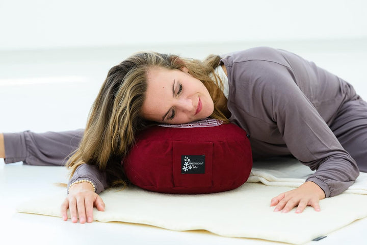 Yogistar Yogamatte Natur (Schurwolle) 75 x 180 cm
