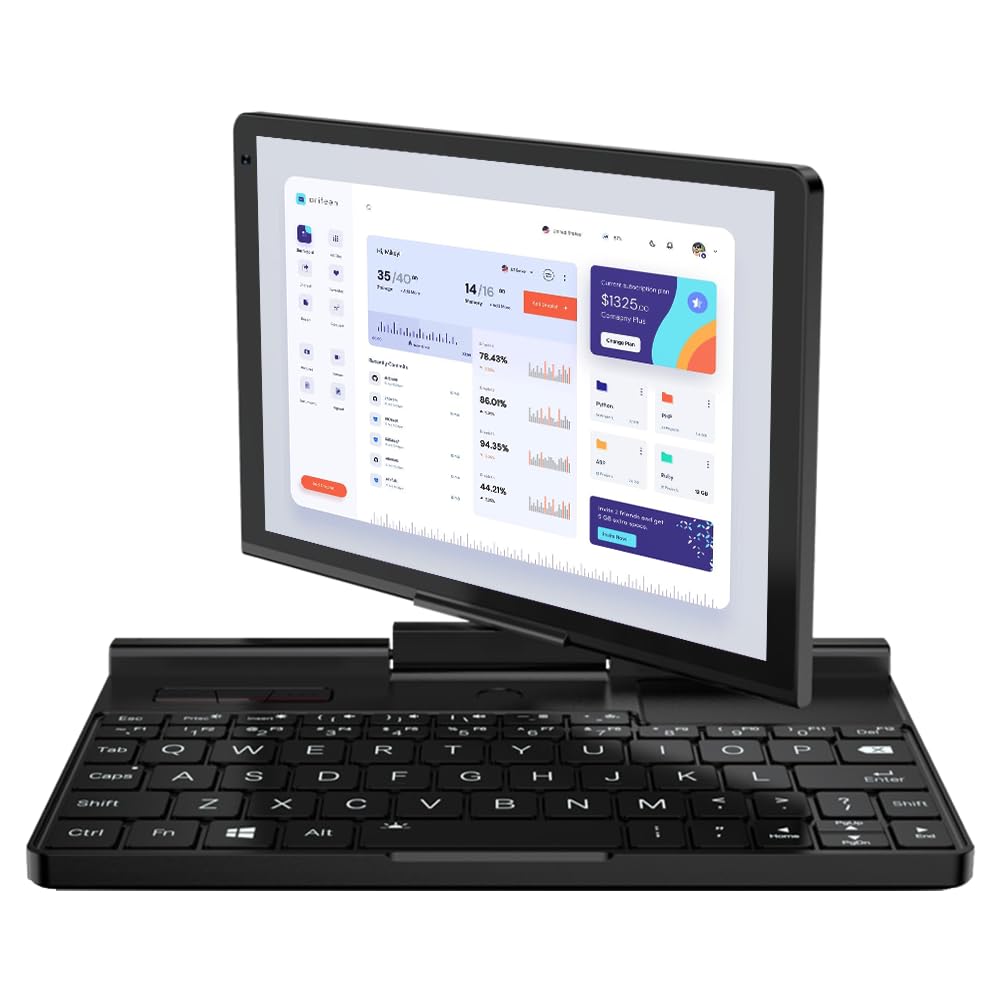 GPD Pocket 3 Mini Laptop mit N6000 Quad-Core CPU, 8GB LPDDR4x RAM, 512GB NVMe SSD, 1920x1200p Touch