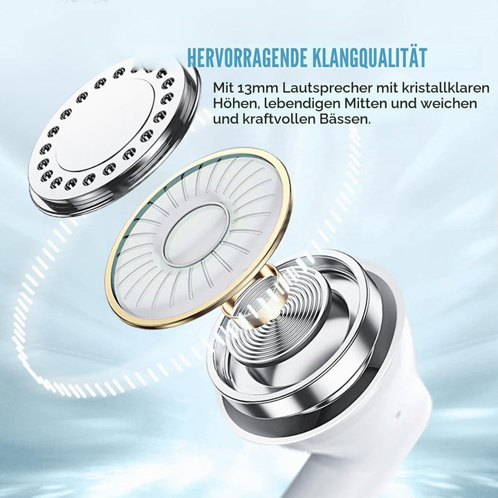 Lila In ear Kopfhörer kabellos Bluetooth kleine Ohrhörer mit Mic in-ear Ohrhörer Bluetooth Kopfhörer