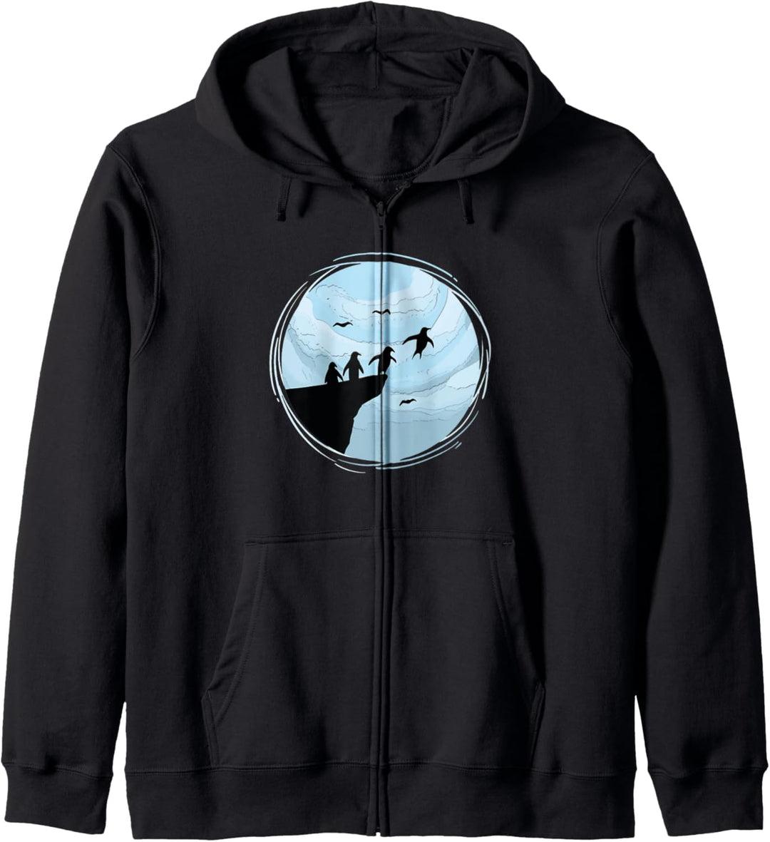 Pinguine machen den Sprung Kapuzenjacke