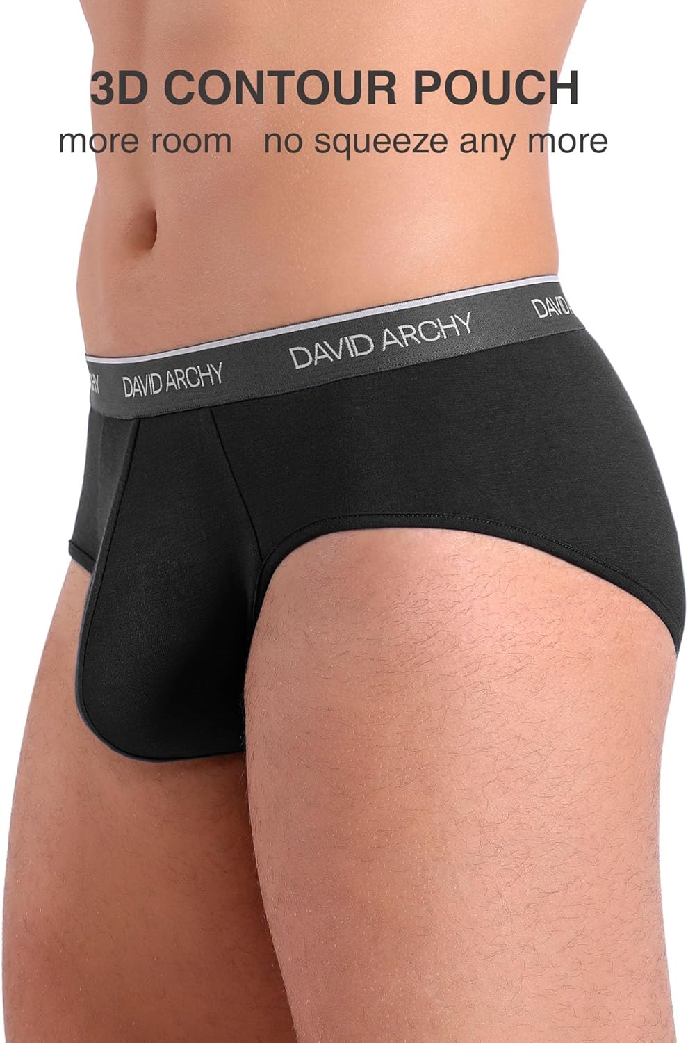DAVID ARCHY 4/7er Pack Herren Slip Männer Slips Stretcken Unterwäsche Weich Ohne Etikett S A:7 Farbe