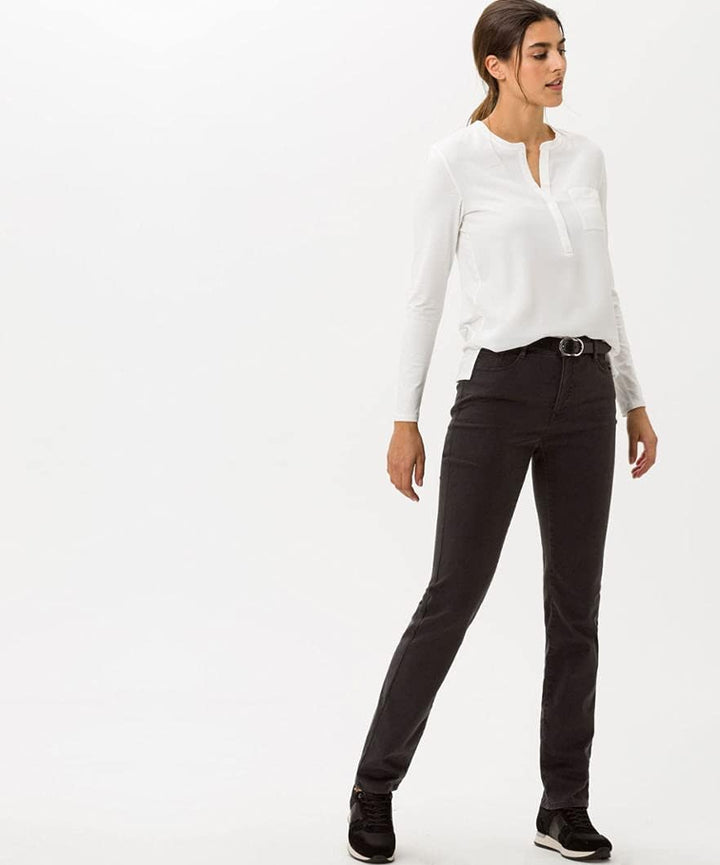 BRAX Damen Style Mary Winter Dream Hose 44W / 30L Grau, 44W / 30L Grau