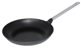 Contacto Aluminiumguss-Pfanne 32 cm Lyoneser Form, induktionsfähig mit Titan-Alu-Beschichtung