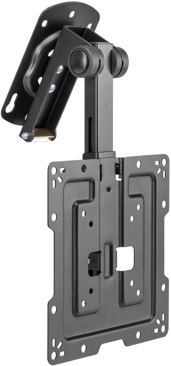 AISENS CT43S-187 Deckenhalterung, drehbar, faltbar, für Monitor/TV, 20 kg, 19-43 cm, Schwarz
