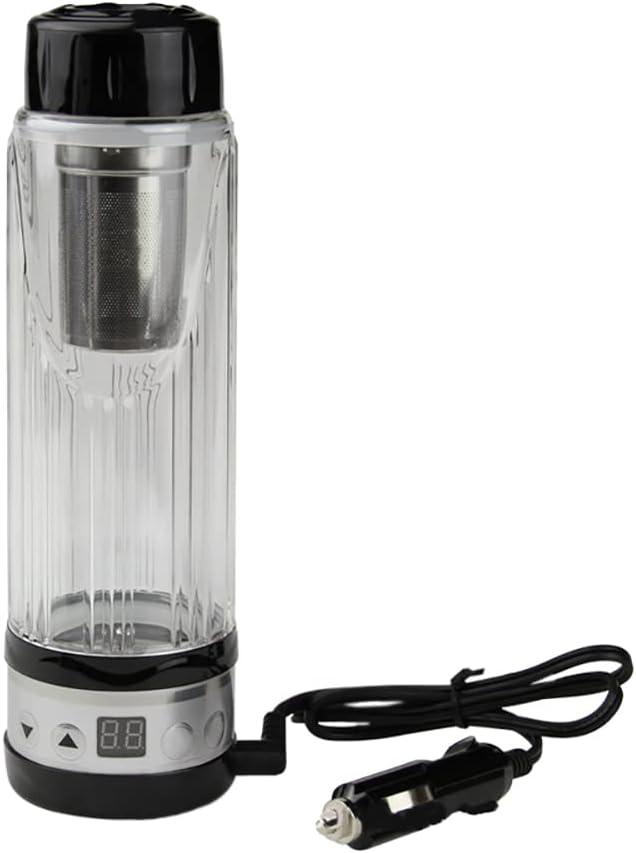 TOTMOX 420 ml Auto Wasserkocher 12/24V Reise Teetasse Wasser Heizung Thermobecher