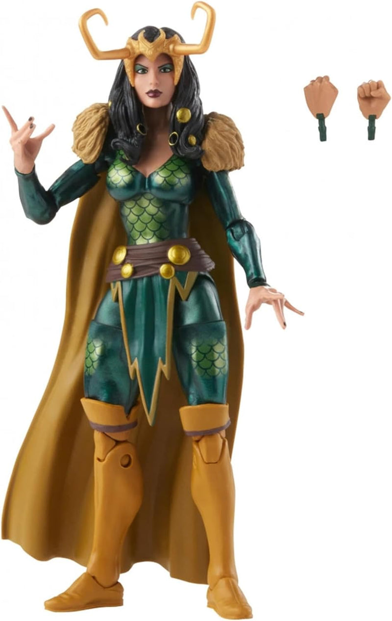 Marvel Legends Series Loki, Agent von Asgard, Retroverpackung, 15 cm grosse Action-Figur, 2 Accessoi