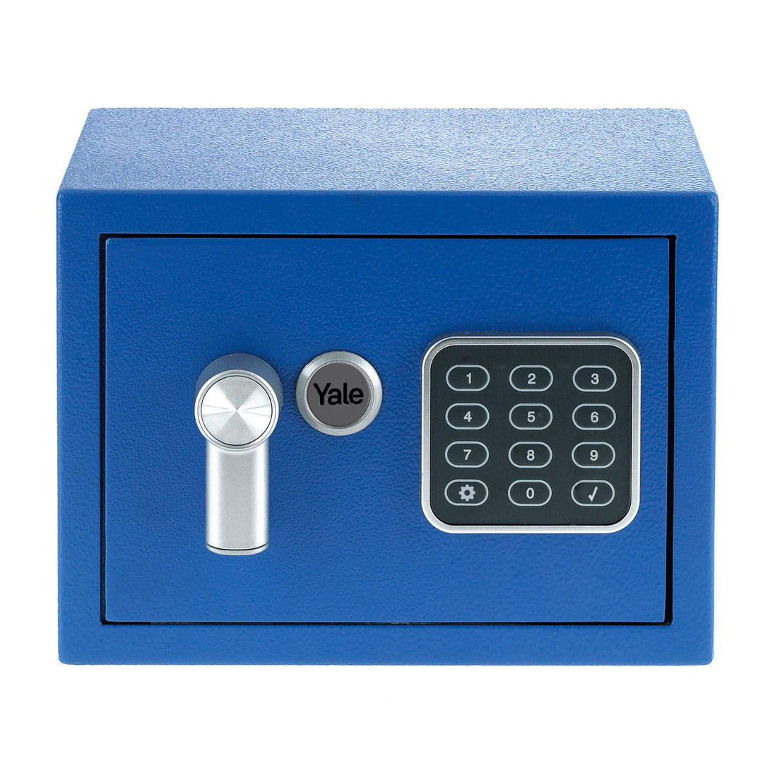 Yale Elektronischer Tresor - YSV/170/DB2/B - Mini - Blau - Standardsicherheit Blue Mini New Version