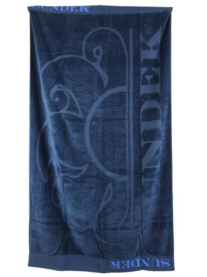 SUNDEK LOGO TOWEL BLAUES STRANDTUCH AM379ATC100000700