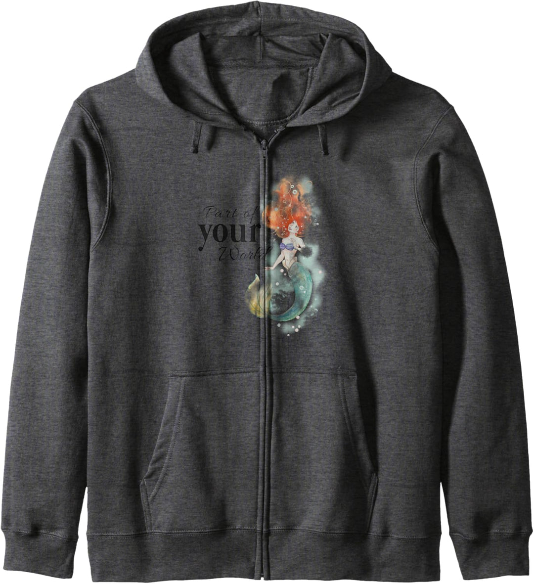 Disney Little Mermaid Ariel Your World Watercolor Kapuzenjacke