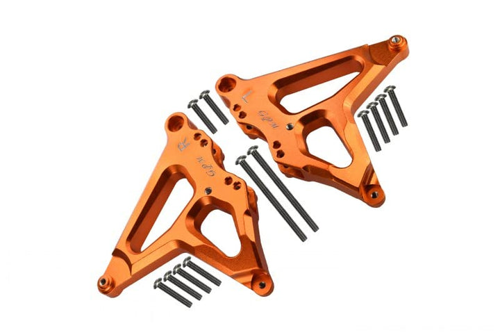 Traxxas Unlimited Desert Racer 4X4 (#85076-4) Tuning Teile Aluminium Rear Damper Mount - 1Pr Set Ora