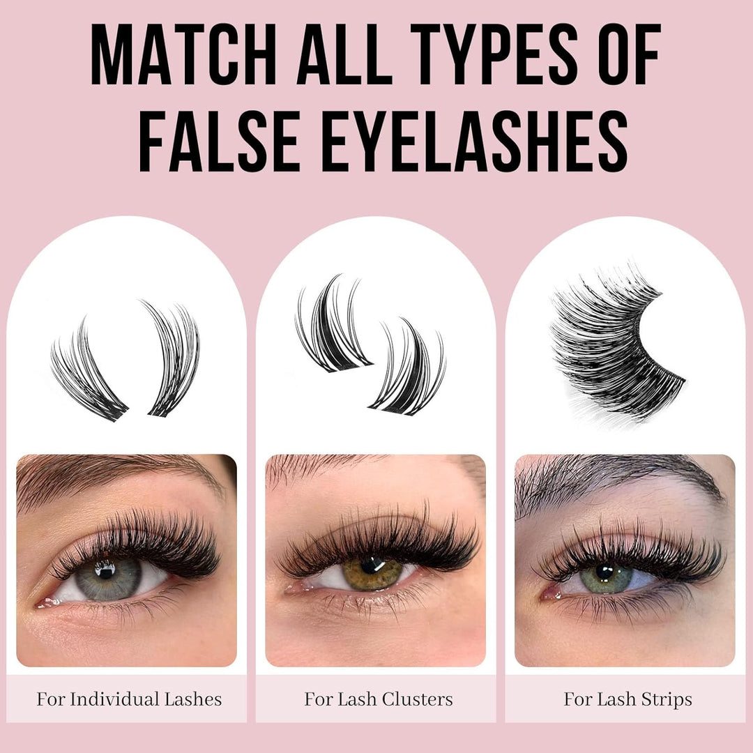 Higu clace Lash-Glue DIY Waterproof Eyelash Adhesive Lash-Cluster-Glue 3s Strong Hold Long Lasting f