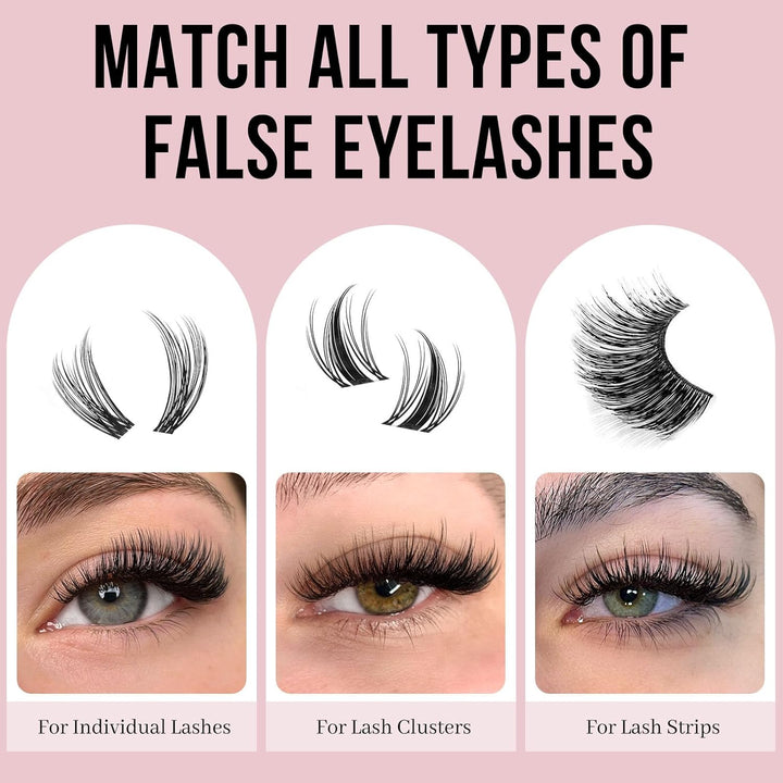Higu clace Lash-Glue DIY Waterproof Eyelash Adhesive Lash-Cluster-Glue 3s Strong Hold Long Lasting f
