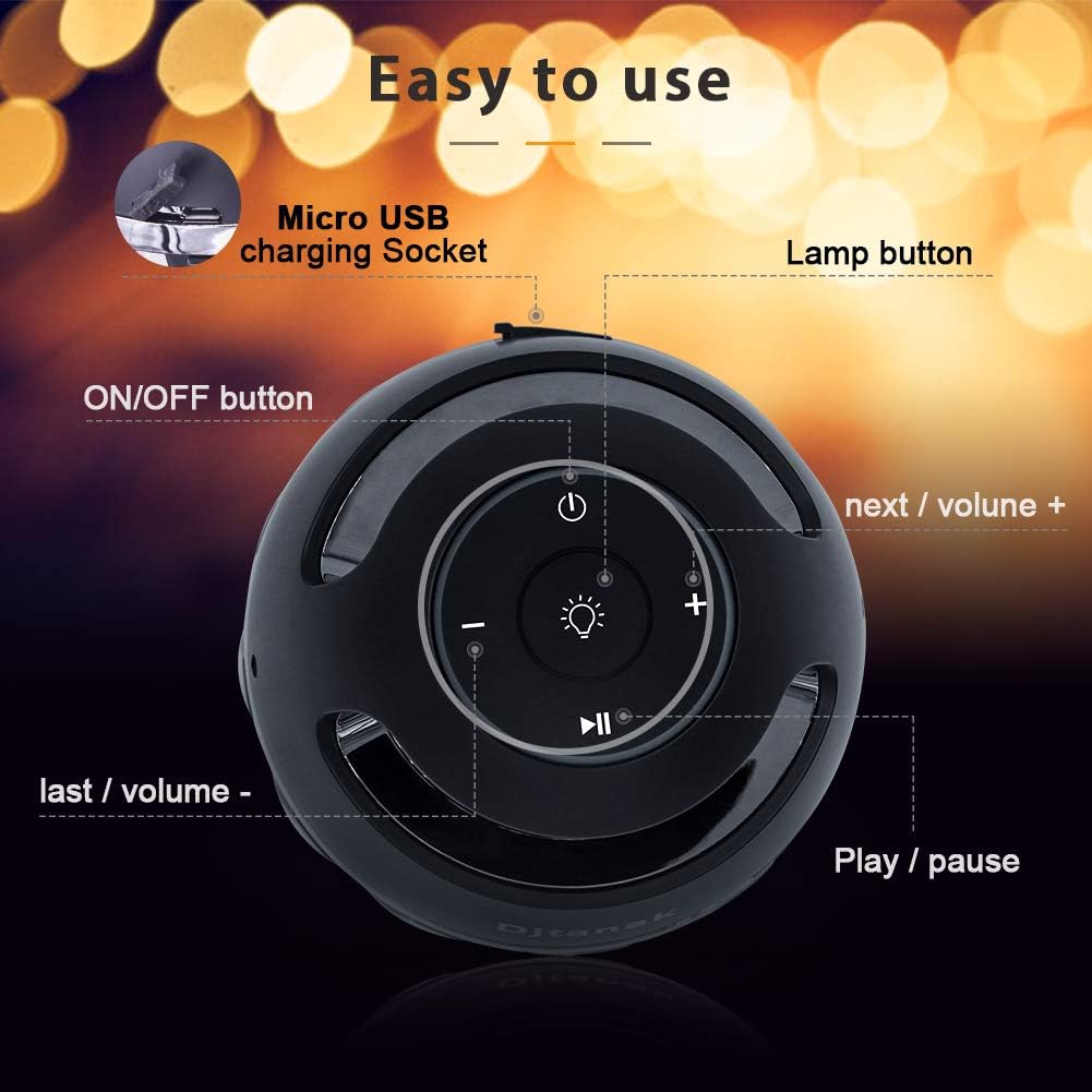ANERIMST Bluetooth-Lautsprecher für den Aussenbereich, Geschenke für Männer, Frauen, Papa, Mutter, w