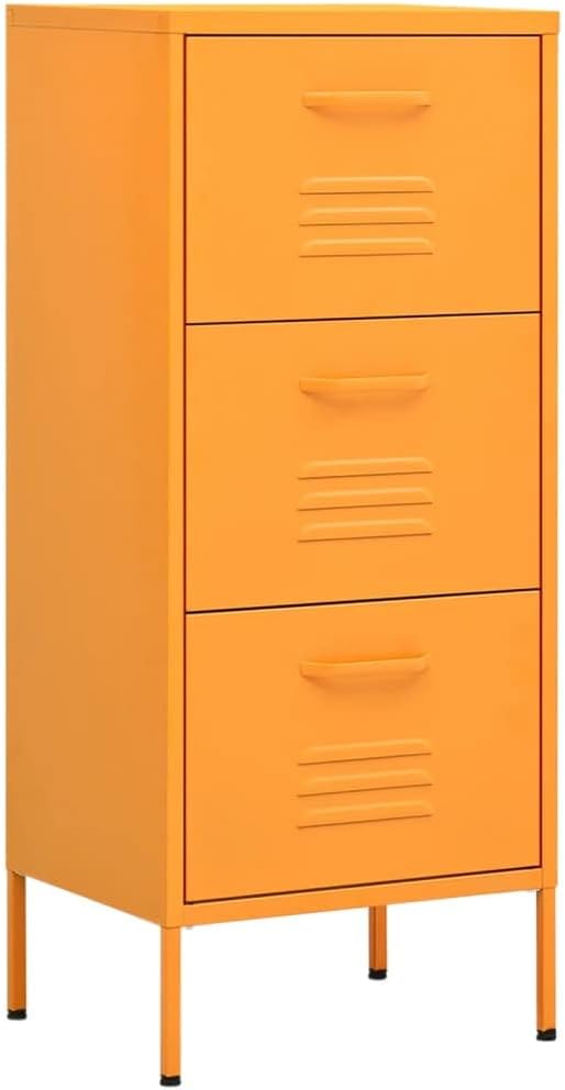 Aktenschränke mit 3 Schubladen, vertikaler Metallschrank, freistehend, Küche, Speisekammer, Aufbewah