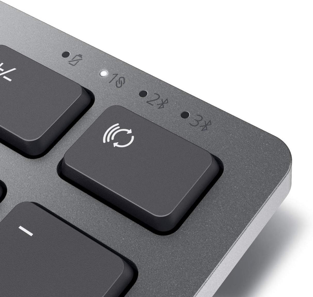 Dell Premier Kabellose Tastatur und Maus für mehrere Geräte — KM7321W — Französisch (AZERTY), Schwar
