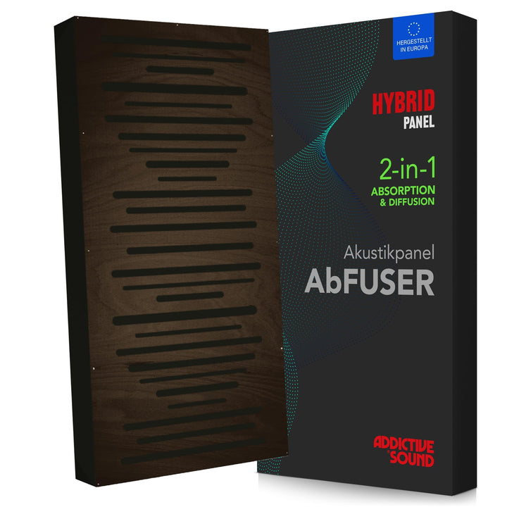Addictive Sound AbFuser Hybrid Akustikpanel 100x50 cm, Wenge, Wenge