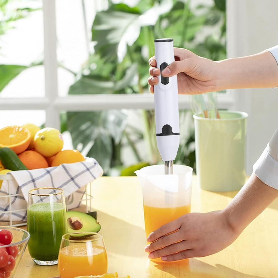 Stabmixer,400W Leistungsstarker Elektrischer Stabmixer,Stabmixer für Küchenlebensmittel mit Edelstah