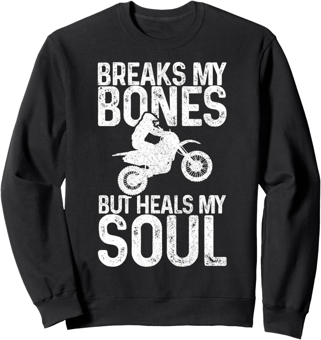 Motocross MX Enduro Spruch Freestyle Motorrad Geschenk Sweatshirt
