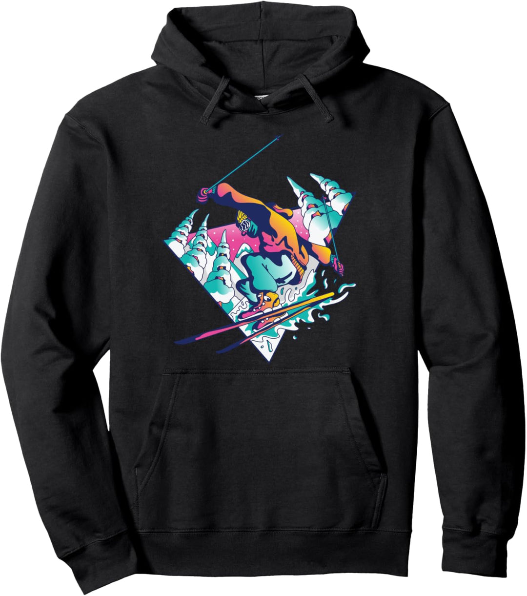 Ski Fahren Wintersport I Wü Skifoan Pullover Hoodie