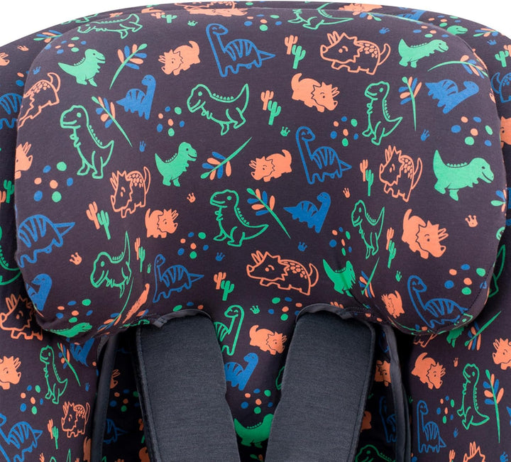 JYOKO Kids Bezug aus Baumwolle, kompatibel mit Joie I-Spin 360 und Joie I-Safe (Happy Dino) Happy Di