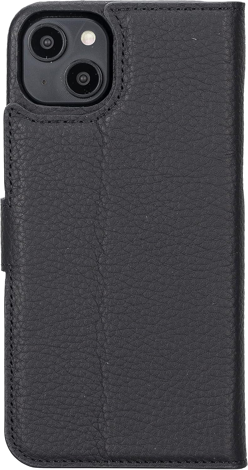 Solo Pelle Lederhülle kompatibel für iPhone 14 Plus in 6.7 Zoll abnehmbare Hülle (2in1) inkl. Karten