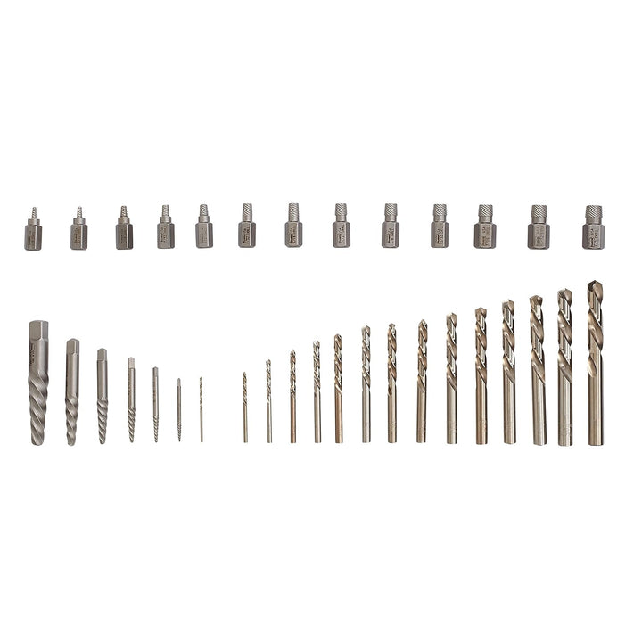 Irwin 1135ZR Schraubenausdreher/Bohrer-Set, 35-teilig Schraubenausdreher, spiralförmig 35-Piece, Sch