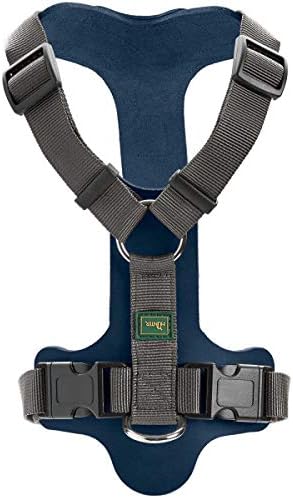 HUNTER AALBORG MIXED Hundegeschirr, XS-S, dunkelblau/grau dunkelblau/grau 38 - 51 cm, dunkelblau/gra