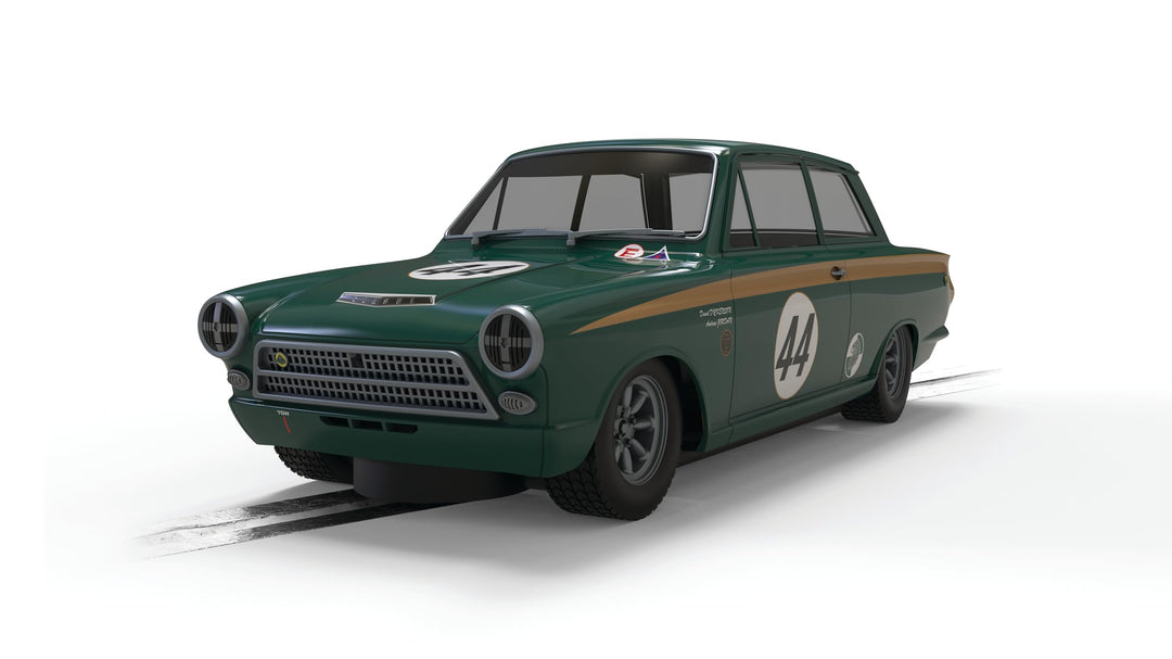 Scalextric C4540 1:32 Ford Lotus Cortina GW2023 JOR./Dic. - Slotcar, Rennbahn, Auto für Rennbahn, Re